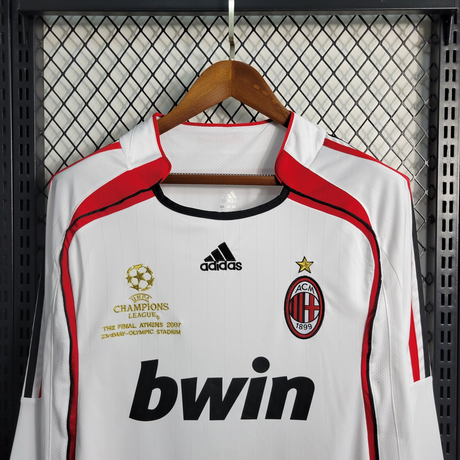 2006-07 AC MILAN Away S/S No.3 Maldini 2007 UEFA CL Final ACM jersey shirt M